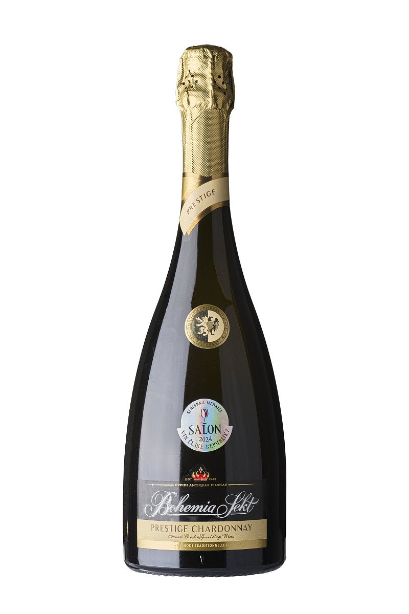 Bohemia Sekt Prestige Chardonnay 2019 jakostní šumivé víno, BOHEMIA SEKT, s.r.o.
