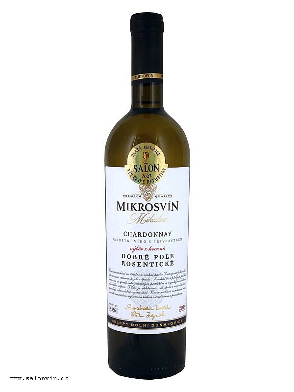Chardonnay	výběr z hroznů	2019	VINAŘSTVÍ MIKROSVÍN MIKULOV a.s.