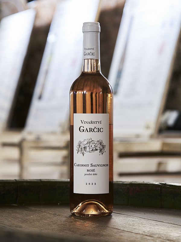 Cabernet Sauvignon rosé 2022 pozdní sběr, Vinařství Garčic